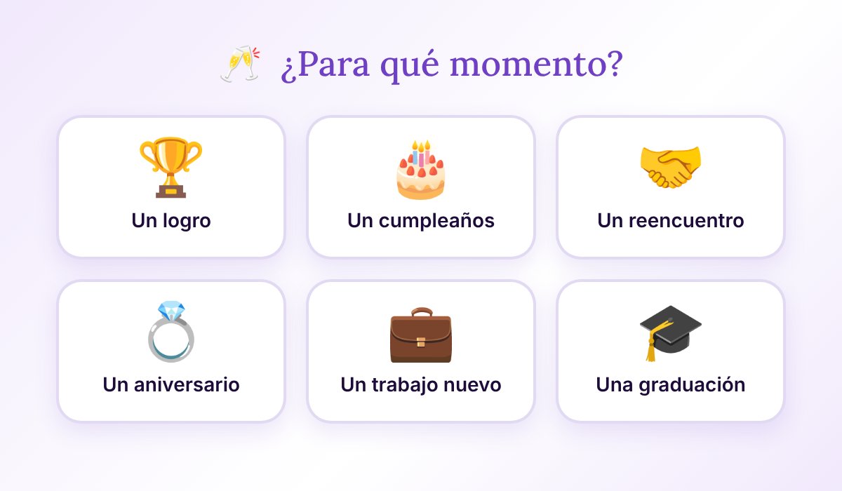 Ocasiones para un brindis virtual: un logro, un cumpleaños, un reencuentro, un aniversario, un trabajo nuevo o una graduación