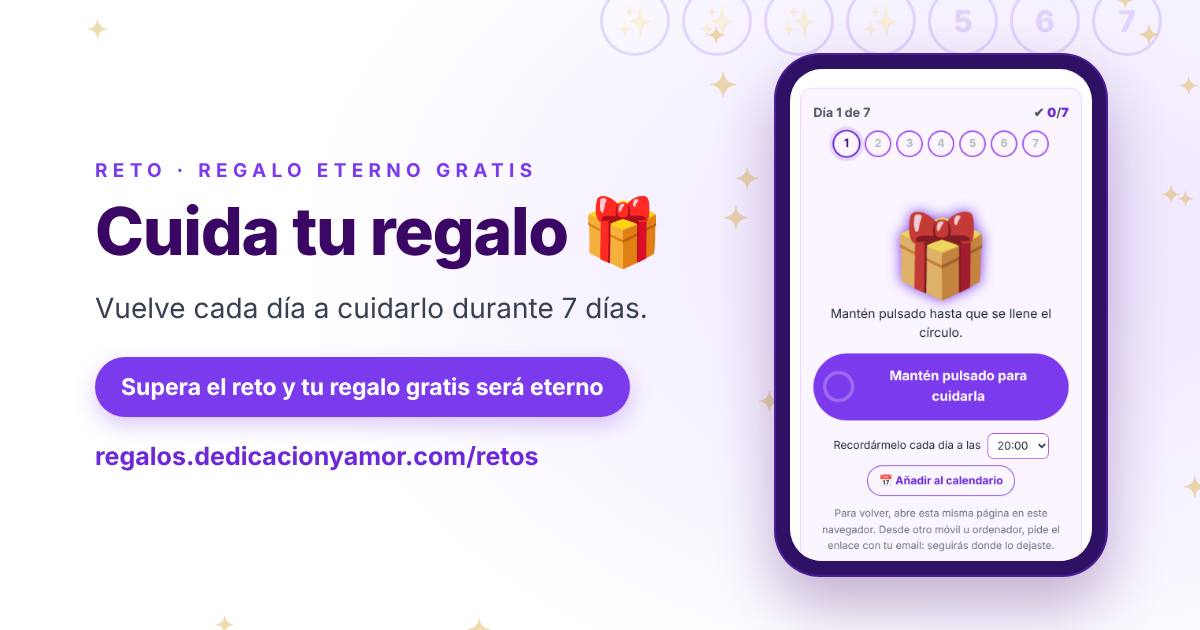 Cuida tu regalo