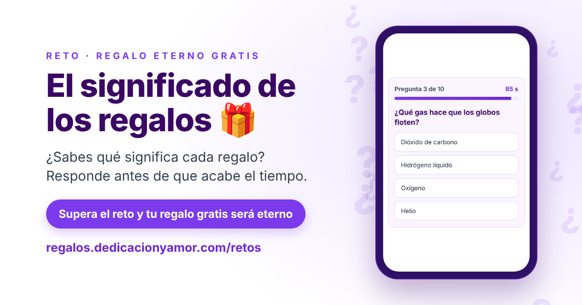 El significado de los regalos